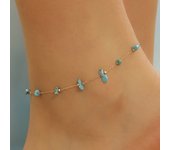 Qiming Little Star Beach Anklet For Women Foot Chain Summer Beach Jewelry Foot Anklets Jewelry