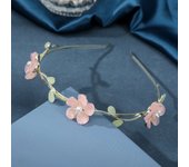 Sweet Flower Headband Simple Metal Pearl Headbands For  Women Cute Hairband Spring Hair Hoop Fashion Hair Accessories