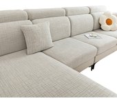 Jacquard de alta calidad y grueso, juego de sofás de peluche, juego de cojines de sofás, juego de protección de sofás de esquina