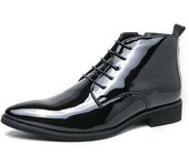 Men Chelsea Boots Lace-up Formal Dress Boots for Men Casual Ankle Men Boots
