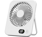 Mini Ventilador USB  Recargable Portatil Silencioso, 5 Velocidades 180 ° Plegable Viento Fuerte para Oficina, Mesa, Hogar, Fitness, Viajes, Cámping, Exterior