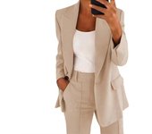 Women's blazer and light trousers, three of 2 pieces