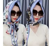 Simulation Silk Muslim Turban Fashion Sun-Resistant Soft Hijab Cap Breathable Headscarf Women