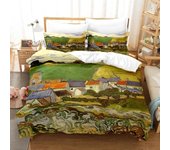 Van Gogh Bedding Set Single Twin Full Queen King Size Bed Set Aldult Kid Bedroom Duvetcover Sets 3D retro classic bed sheet set