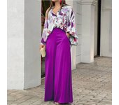 Spring Summer Women's Casual Loose Suit, Comfortable Wide Leg Pants, Fashion Casual Suit，Fashion Culture New Suit
