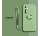 Funda magnética de silicona líquida para Samsung A55 5G A35 A15 A25 A54 A14 A34 A24 A53 A52 A13 A16 A26 A36 A56 cubierta de teléfono con soporte de anillo