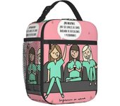 Insulated Bags Cooler Bag Container Enfermera En Apuros Doctor Nurse Medical Lunch Box Tote Food Handbags Picnic