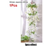 1Pcs Pink Blue White Purple Hanging Silk Flowers Artificial Silk 100cm Artificial Vines Plants Fake Vine Rattans Garden Decor