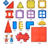 Romboss 7.5cm Track/Pipe Splicing Construction Building Set Magnetic Tiles Blocks Children Montessori Educational Toys Kids Gift