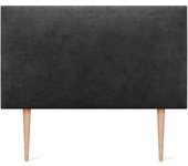 Cabecero de Polipiel o Tela Liso con Patas cabeceros Cabezal tapizado Cama Lujo (150x105cm con Patas (Camas 150/160), Tela Beige)