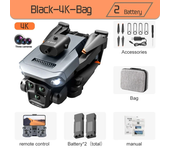 Drone K6 Max 4K Grado Profesional, Triple Cámara, Gran Angular, Posicionamiento Óptico de Flujo, Cuatro Vías, Evitación de Obstá