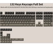 168 Keys PBT Keycaps Profile White Purple Double Shot Key Caps for Gateron Cherry MX Switches Mechanical Gamer Keyboard