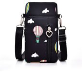Bolsos Pequeños de Alta Calidad para Mujeres Multifuncionales Impermeables de Nylon Bolsa de Hombro para Teléfono Móvil Deporte Bolsa de Mensajero