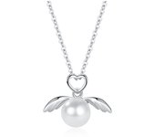 100% Freshwater Pearl Ladies Pendant Creative Shape Angel Christmas Egg Ocean Elements Fashion Girls Necklace Accessory Gift