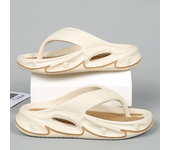 Men Flip Flops Outdoor Indoor Slippers Thick Soft Sole Men Beach Sandals Non-slip Bathroom Home Men Women Slippers Flip Flops