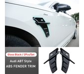 Side Fender For Audi A3 A4 A5 A6 A7 B6 B7 B8 B9 C5 C6 C7 S3 S4 S5 8V 8P Q2 Q3 Q5 Q7 ABT Sticker ABS Air Vent Car Accessories