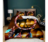 Animal Dream Catcher Duvet Cover Set Indian Dream Catcher Animal Bedding Set Adults Exotic Style Bohemia Polyester Quilt Cover