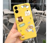 For Xiaomi Redmi A1+ Case Lovely Bear Candy Color Soft Silicone Phone Case Capas On Xiaomi Redmi A1 Plus RedmiA1 Coque Fundas