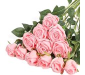 1PC Night Table Centerpieces Red Roses Colorful DIY Floral Arrangment Valentines Day Decor Bridal Fake Roses Bouquet