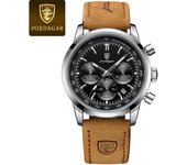 Reloj hombre belt multifunción reloj de cuarzo