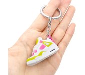 3D Mini 3D Sports Shoes Keychain Basketball Shoes Keychain Finger Skateboard Accessories Men's and Women's Trendy Pendant