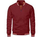 Chaquetas hombre otoño, béisbol, informal, moda, sólido, Bomber