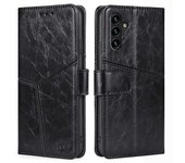 Anti-scratch Folio Flip Cover For Samsung Galaxy A04s 4G (164.7 x 76.7 x 9.1 mm) Geometric Splicing Phone Case PU Leather Stand Wallet