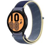 20mm 22mm Smart Strap for Amazfit Balance GT4/3/2 46mm Nylon Loop Bracelet Samsung Galaxy Watch 7 4/6 Classic 5 Pro 45mm