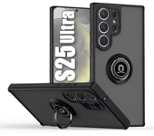Funda magnética mate para Samsung Galaxy S25 S24 S23 S22 S21 S20 Ultra FE 5G S10 S9 Plus Lite, Funda con soporte de anillo