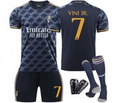 Adult 2324 Real Madrid Home Jersey No. 9 Mbappe 5 Bellingham 7 Vinicius Football Uniform Sports Men's Suit