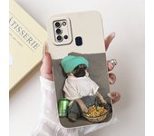 For Samsung Galaxy A21s Case A217 SM-A217F Cover Cute Panda Cartoon Camera Protection Soft Funda For Samsung A21s SM-A217F Coque