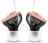 CIC-Audífono Digital para personas Mayores, amplificador de sonido invisible, badería A10, deafdera profesional