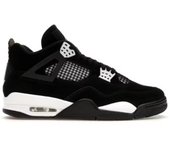 Zapatillas de Baloncesto Retro 4 4s Zapatillas de Correr Blancas Thunder