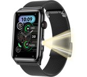 2025 New G50 Smartwatch Man Woman Bluetooth Call Temperature Heart Rate Detection Non-invasive Blood Glucose Exercise Mode Call Reminder Flashlight Hand Lift Screen Compatible With Android IOS System Smartwatch