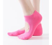 Reallion Women Yoga Socks Anti-slip Five Fingers Backless Silicone Non-slip 5 Toe Socks Ballet Gym Fitness Sports Cotton Socks