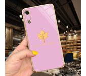 Luxury Plating Square Frame Cases For Huawei y6 Pro 2019 Case 6.09" Soft Silicone Back Cover Huawei Y6 2019 MRD-LX2 Flowers Capa