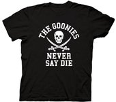 Goonies Never Say Die Athletic Type Adult Crew Neck T-Shirt