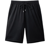 Nuevos pantalones cortos de verano para hombre, pantalones cortos sueltos informales de malla para gimnasio y culturismo, pantalones cortos de playa para Fitness al aire libre, pantalones de chándal de Color sólido para hombre