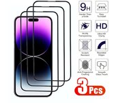 3Pcs HD 9H High Screen Protective Apple 14 15 16 Pro Max Protector For iPhone 13 mini Tempered Glass Film