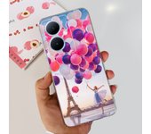 For Huawei Nova 11i Case Cute Luxury Back Cover Soft Silicone Phone Case For Huawei Nova11i 6.8" Fundas Transparent Flower Para