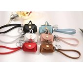 PU Leather Purse Women Key Storage Girl Coin Pouch Small Earphone Bag Housekeeper Keychain Cute Wallet