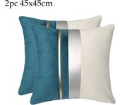 ANUMEI Pack of 2 Luxury Velvet Cushion Cover 45x45cm 30x50cm Home Decor Pillow Case Decorative Sofa Pillows Cover Design Grey
