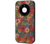 For Huawei Mate 40 Pro 5G Case Shockproof Phone Cover with Flower Pattern