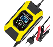 Cargador de batería de coche con pantalla Digital de 12V 7A, 7 etapas, energía inteligente, unidad de carga, cargadores