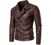 Motorcycle suit men's racing suit motorcycle suit protective equipment windproof and waterproof business casual leather jacket