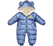 Chaqueta de invierno para bebé recién nacido, chaqueta impermeable de terciopelo, mono para niño pequeño, capa con capucha