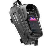 ROCKBROS Bicycle Bag Waterproof Touch Screen Cycling Bag Top Front Tube Frame MTB Road Bike Bag 6.5 Phone Case Bike Accessories