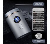 Maquinilla de afeitar eléctrica para hombre, pequeña, de acero, nueva mini maquinilla de afeitar portátil para novio