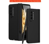 Matte Hard For Samsung Galaxy Z Fold 5 Case Pen Slot Hinge Protection Film Screen Cover