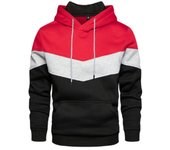 Sudadera De Fleece Para Hombre Estampado Casual Deportivo Callejero Otoño Invierno Negro Abrigo Térmico Con Capucha
